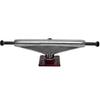 Core Hollow Skateboard Trucks 7.0 (9.75") Silver/Red Base, Premium Bushings view 4