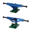 Core Hollow Skateboard Trucks 5.25 (8.0") Blue/Green Base, Premium Bushings view 2
