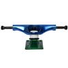 Core Hollow Skateboard Trucks 5.25 (8.0") Blue/Green Base, Premium Bushings view 3