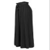 Design by Olivia Women's Ribbon Tie Chiffon Loose Pleated Wide Leg Palazzo Pants Black 2XL view 1