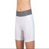 Mizuno Girl's Aero Vent Padded Sliding Short, White, Small view 2