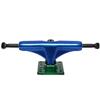 Core Hollow Skateboard Trucks 5.0 (7.75") Blue/Green Base, Premium Bushings view 4