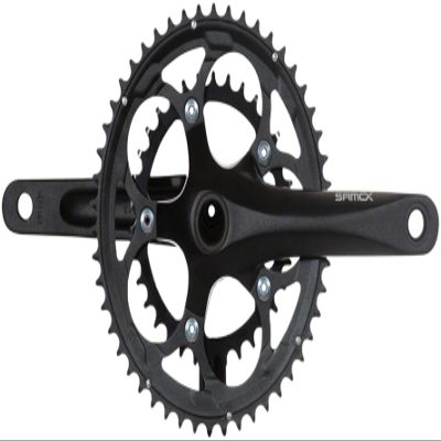SAMOX R3 Crankset - 175mm 11-Speed 50/34t 110 bcd 24mm Spindle Black