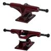 Core Hollow Skateboard Trucks 5.0 (7.75") Red/Red Base, Premium Bushings view 2
