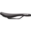 SDG Components Bel-Air V3 Steel Rail Mountain Bike Saddle 260 x 140mm Unisex 318g Road Gravel Bicycle Seat Black/White view 2