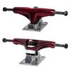 Core Hollow Skateboard Trucks 5.0 (7.75") Red/Silver Base, Premium Bushings view 2