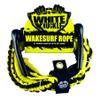 White Knuckle Wakesurfing Rope, 20ft, 1700lb Breaking Capacity, 16 Strands, 9" Suede Grip Handle, Ideal for All Skill Levels view 1