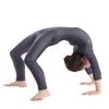 Agoky Kids Girls Metallic Shinny Tank Top Gymnastics Leotard Ballet Dance Wear Jumpsuit Dark Gray Unitard 8-10 view 2