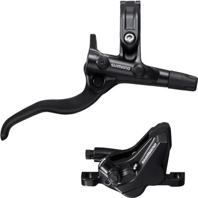SHIMANO Deore Bl-M4100/Br-Mt420 Disc Brake+Lever Hydraulic Resin Pad Gray, Front