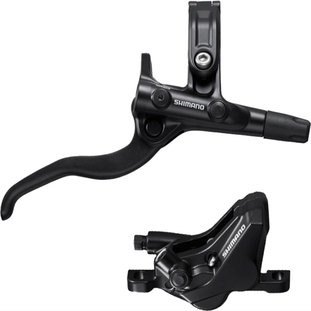 SHIMANO Deore Bl-M4100/Br-Mt420 Disc Brake+Lever Hydraulic Resin Pad Gray, Front