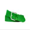 Mizuno Classic Elastic Baseball/Softball Belt , Youth One Size Fits All, Kelly Green view 1