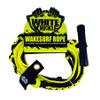 White Knuckle Wakesurfing Rope, 16ft, 1700lb Breaking Capacity, 16 Strands, 6" Rubber T-Handle, Ideal for All Skill Levels view 1