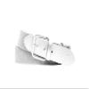 Mizuno boys Baseball Belt, White, Youth OSFM US view 1
