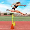 YES4ALL Agility Cones Hurdle Set 4 Green Cones + 4 Orange Cones + 4 Green Bars view 4