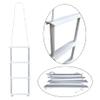 Pactrade Marine Inflatable Boat Kayak 4-Step White Folding PE Rope PVC Ladder for Emergency view 2