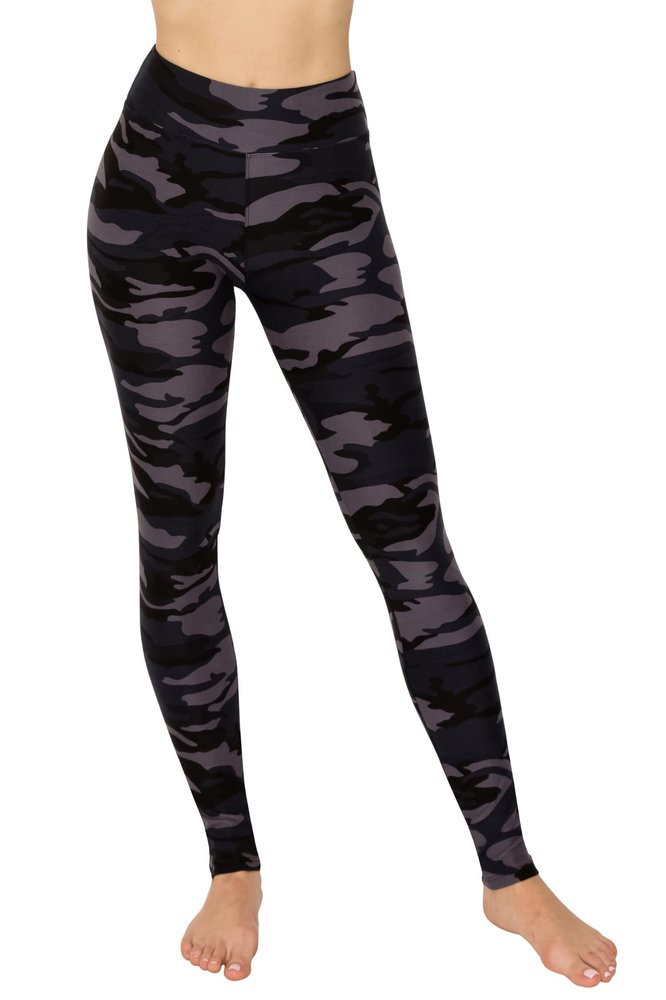 ALWAYS Women's Camo Yoga Yoga Leggings - High Waist Premium Soft Stretch Military Army Print Pants 153 Plus Size
