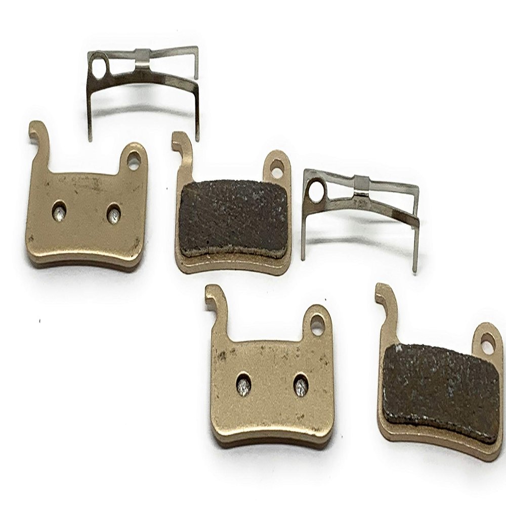 2 Pairs Bike Brake Pads sintered for Shimano A0S1 Deore XT XTR LX SLX, Hone Alfine Saint BR M975 M765 M585 M776 M966 M665 M545 M965 M601 M535 M800 M596 R505 BR-S500,T605,TRP, Dash Carbon, Parabox.