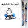 Pmsanzay Skateboard Wall Mount Skateboard Wall Hanger Storage Rack Flexible Hanger - Fit Cruiser Boards, Skateboards, Penny Boards, Longboards,etc- W Style - No Board - 2/PK view 4