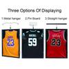 IHEIPYE Jersey Display Frame Case Lockable, Large Sport Jersey Shadow Box with 98% UV Protection Acrylic and Hanger for Baseball Basketball Football Soccer Hockey Shirt and Uniform,Black view 2