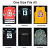 IHEIPYE Jersey Display Frame Case Lockable, Large Sport Jersey Shadow Box with 98% UV Protection Acrylic and Hanger for Baseball Basketball Football Soccer Hockey Shirt and Uniform,Black view 4