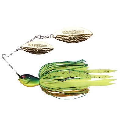 Megabass SV-3 Double Willow Spinnerbait - Hot Tiger, 3/4 oz