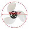 COPKINGO Boat Propeller 8 1/2x7 1/2 -N for Yamaha 6hp 8hp 9.9hp F6 F8 F9.9 /Outboard Propeller for Yamaha 2/4-stroke Engine 6G1-45943-00-EL 8.5x7.5 view 2