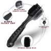CHAMPKEY PRO Retractable Golf Club Brush - Oversized Brush Head with Soft Rubber Hand Grip & Retractable Groove Cleaner Golf Brush(Black(1 Pcs)) view 2