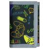 AI-DEE RFID Trifold Canvas Outdoor Sports Wallet for Kids - Front Pocket Wallet with Magic Sticker (Triangle P) view 1