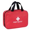 First Aid Kit - 230 Piece - for Car, Home, Travel, Camping, Office or Sports | Red Bag/Reflective Cross, Fully Stocked with Essential Supplies for Emergency and Survival view 1