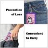 AI-DEE RFID Trifold Canvas Outdoor Sports Wallet for Kids - Front Pocket Wallet with Magic Sticker (Triangle M) view 4