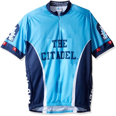 Adrenaline Promotions NCAA Men's Citadel Bulldogs MTB Cycling Jersey (XXX-Large) Blue