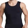 NonEcho Mens Slimming Body Shaper Seamless Compression Shirt Tummy Control Slimmer Shapewear Gynecomastia Undershirt view 1