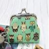 Adam Victor Lovely Owls Pattern Coin Purse- Mini Owl Design Clasp Pouch Wallet Key Bags Money Bag, Perfect Present for Girls Purses Women Wallets Buckle Party Favors view 2
