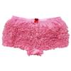 Hularka Woman's Sexy Ruffled Panties Underwear Booty Shorts Sissy Frilly Bloomers Knicker Pettipants Pink Medium view 4