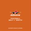 Alleson Athletic Football Belt 1" Width (Style 3FBLA), Burnt Orange, OS view 3