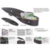 Ocean & Earth Compact Day Black/Red Longboard Surfboard Bag - Fits 1 Board - 26" x 8'6" view 2