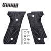 Guuun G10 Grips for Beretta 92S, Eagle Wings Texture - Black view 2