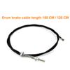 8.5 Inch Drum Brake Wheel for Electric Scooter 8 1/2 x 2 Inflated Wheel with Drum Brake and Axle Brake Cable (Wheel axle cable120) view 2
