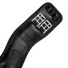 Exion Dressage Girth Anatomical Leather Girth with Soft Calfskin Padding | Enhanced Comfort & Freedom Elbow Design for Movement | Black- Leather Padding- 22 Inch/ 55 cm view 2