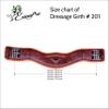Exion Dressage Girth Anatomical Leather Girth with Soft Calfskin Padding | Enhanced Comfort & Freedom Elbow Design for Movement | Black- Leather Padding- 22 Inch/ 55 cm view 4