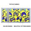 AI-DEE RFID Trifold Canvas Outdoor Sports Wallet for Kids - Front Pocket Wallet with Magic Sticker (Triangle O) view 2
