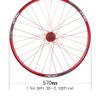 Bikes Bicycle Wheel Set 26 Inch Double Wall Alloy Rim 32 Hole QR Disc Brake Wheel 7 8 9 10 Speed Cassette Hubs (Size : Black) view 4