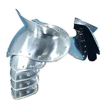 ARTIZANSTORE Medieval Warrior Pauldrons Breakers Metallic One Size Armour Reproduction