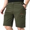 EXEKE Men's Lightweight Hiking Shorts Stretch Quick Dry Cargo Shorts with Multi Pocket 267-3XL/Army Green 36-37 view 2