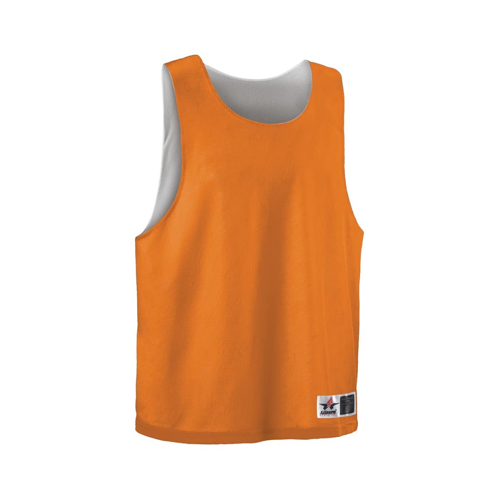 Lacrosse Reversible Pinnie Burnt Orange/White