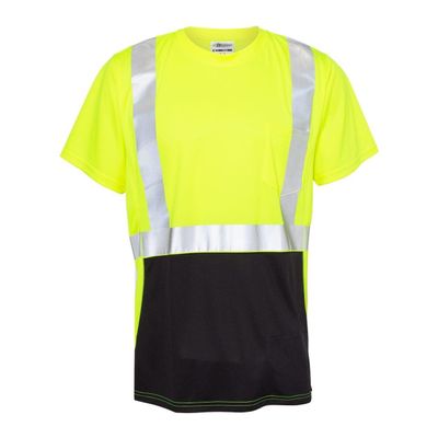 ML Kishigo Black Bottom Class 2 T-Shirt L Lime