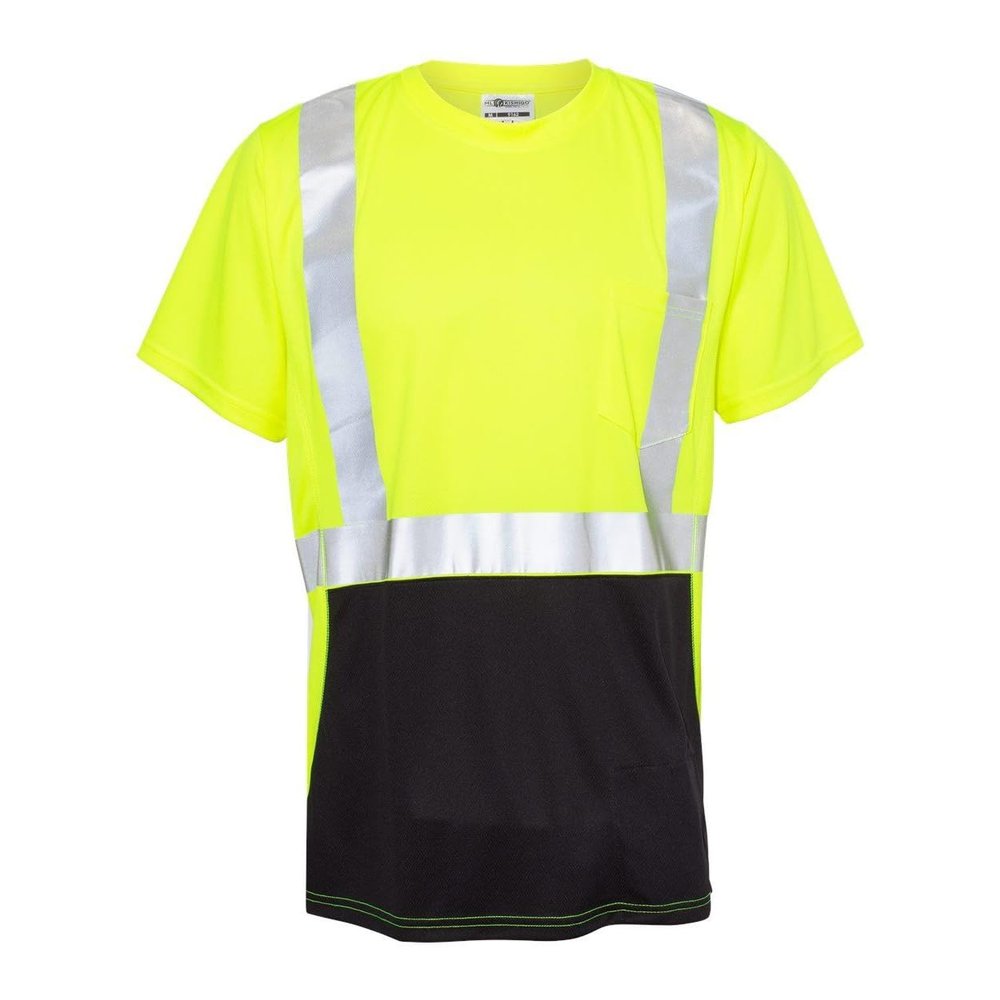 ML Kishigo Black Bottom Class 2 T-Shirt L Lime