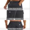 Hiking Shorts Men Summer Shorts Cargo Shorts for Men Below Knee Tactical Fishing Shorts Athletic Fit Casual Long Shorts Dark Grey view 4