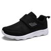 LEADER SHOW Men's Casual Comfort Walking Shoes Ultralight Flats Non-Slip Hook & Loop Fashion Sneakers (8.5, Wave Black) view 1