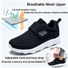 LEADER SHOW Men's Casual Comfort Walking Shoes Ultralight Flats Non-Slip Hook & Loop Fashion Sneakers (8.5, Wave Black) view 2
